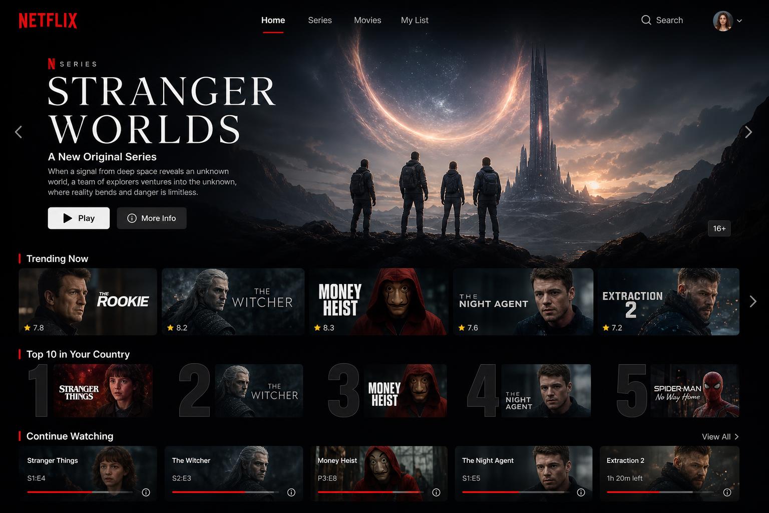 Netflix — Streaming Redesign